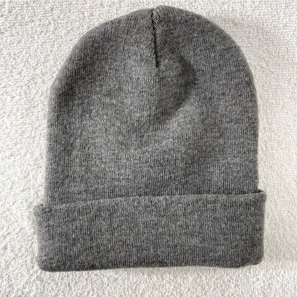 5/$25 Embroidered Empringham Unisex Grey Toque Beanie Winter Hat - Picture 2 of 11